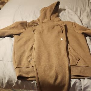 Polo by Ralph Lauren Brown Hoodie and Sweatpants Set